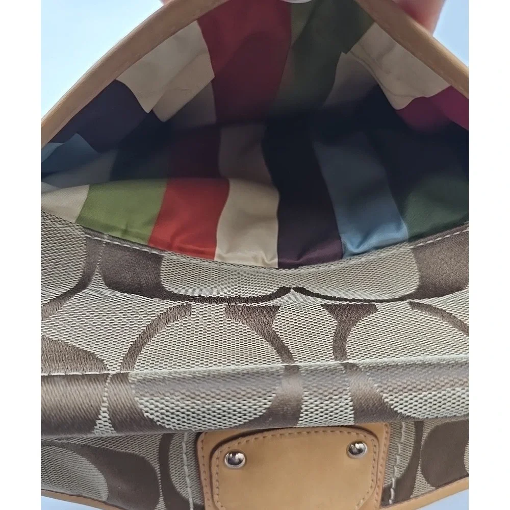 RARE Coach 70th Anniversary‎ Edition  Collectors Logo Satchel W/Crossbody Strap